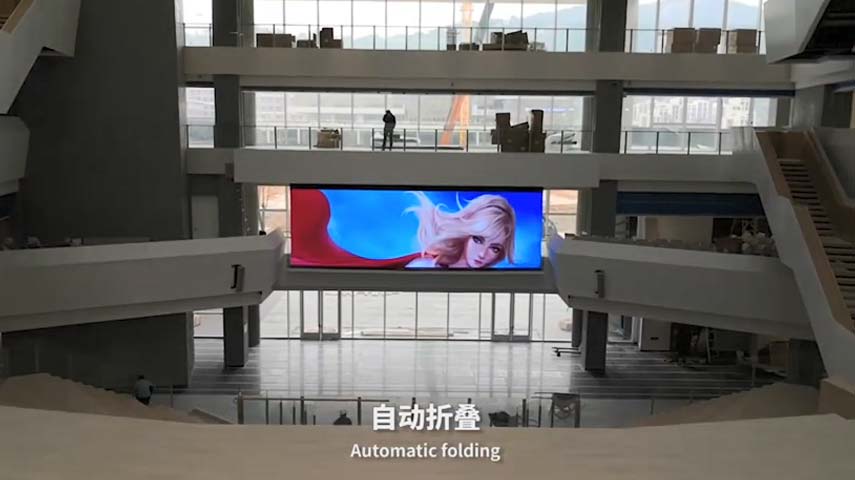 Светодиодный экран корпус видео школы иностранных языков в Вэньчжоу, Чжэцзян