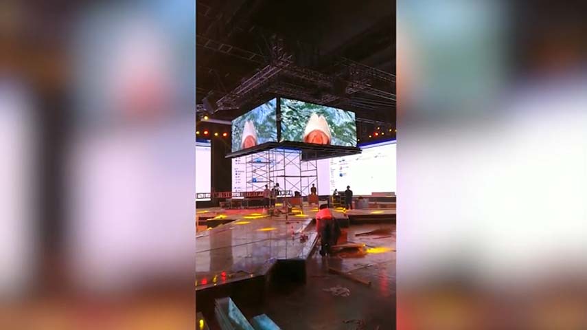 Светодиодный экран корпус видео Geely автомобильной конференции
